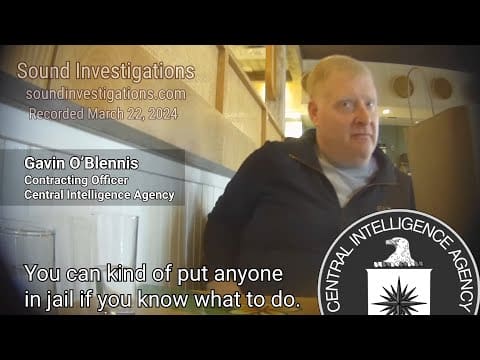 CIA Officer Admits To Undercover Journalist That FBI Agents Attended January 6 Protest At Capitol